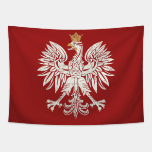 Poland Vintage Coat of Arms V01 Tapestry
