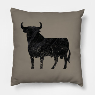 Spanish Vintage Bull Pillow