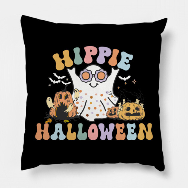 Hippie Halloween Groovy Outfit Costume Pillow by The WYLD Tribe