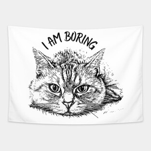 I Am Boring Tapestry
