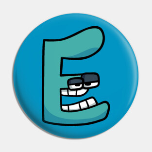E | Alphabet Lore Pin