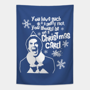 Christmas Elf: Buddy's Christmas Card Tapestry