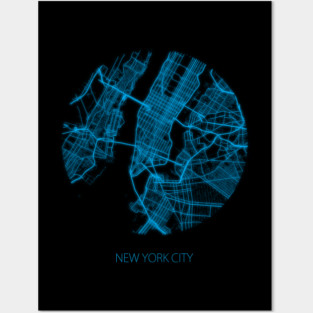 New York City Map Posters and Art