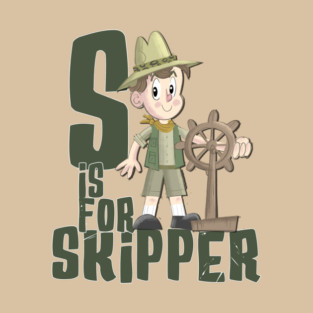 S is for Skipper (Boy Skipper) T-Shirt