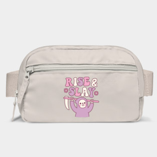 Cute Grim Reaper Rise And Slay Funny Retro Bag