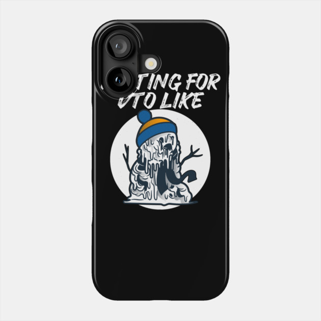 Waiting For VTO Like Melty Snowman Phone Case by belownormal