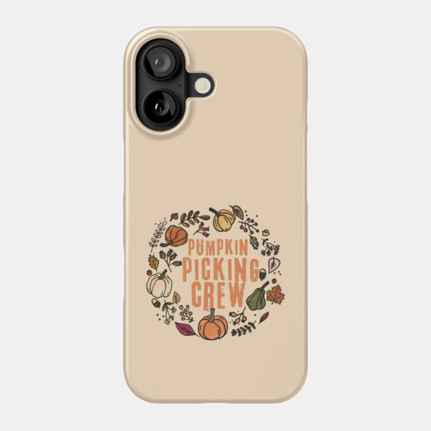 Pumpkin Picking Crew Halloween Phone Case by The WYLD Tribe