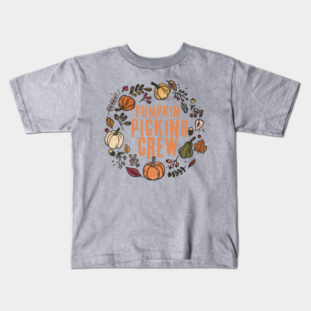 Pumpkin Picking Crew Halloween Kids T-Shirt by The WYLD Tribe