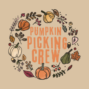 Pumpkin Picking Crew Halloween T-Shirt