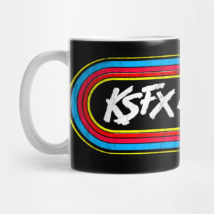 103.7 FM KSFX / 80s San Francisco Radio Station Mug