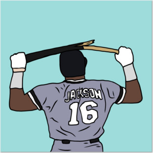 Bo Jackson Breaking A Bat Posters and Art