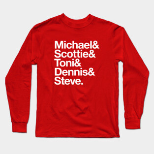 Chicago Bulls 96-97 names Long Sleeve T-Shirt
