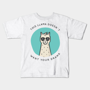 No Drama Llama Kids T-Shirt