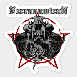 NECRONOMICON LOGO Sticker