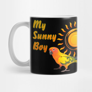 Sun Conure Parrot Sunny Sunshine Boy Mug