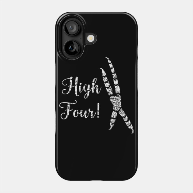 Parrot Footprint High Four, High Five Phone Case by Einstein Parrot