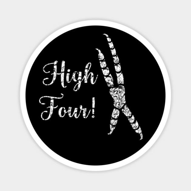 Parrot Footprint High Four, High Five Magnet by Einstein Parrot