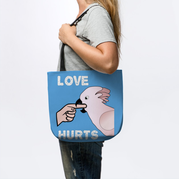 Love Hurts Moluccan Cockatoo Parrot Biting by Einstein Parrot