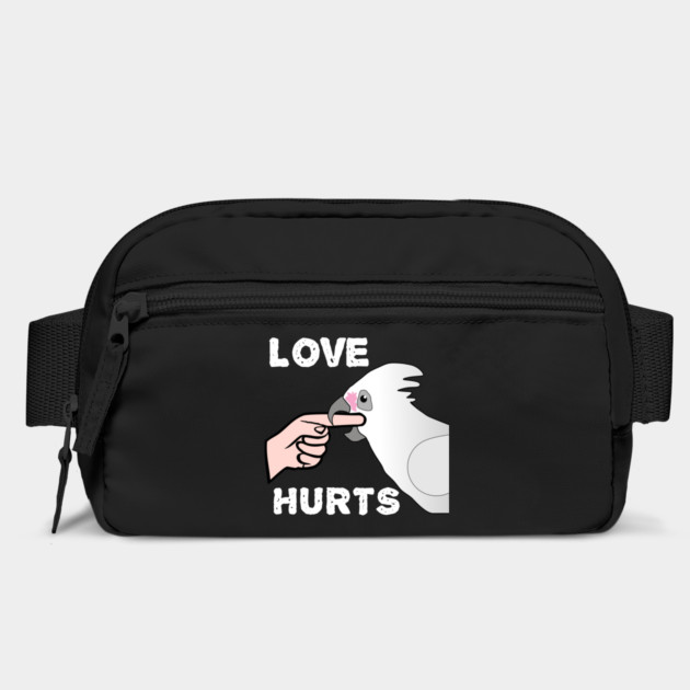 Bare-eyed Goffin Cockatoo Love Hurts by Einstein Parrot