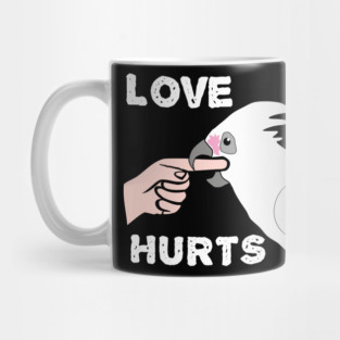 Bare-eyed Goffin Cockatoo Love Hurts Mug