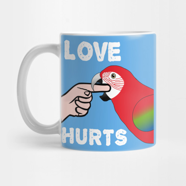Love Hurts Greenwing Macaw Parrot Biting by Einstein Parrot