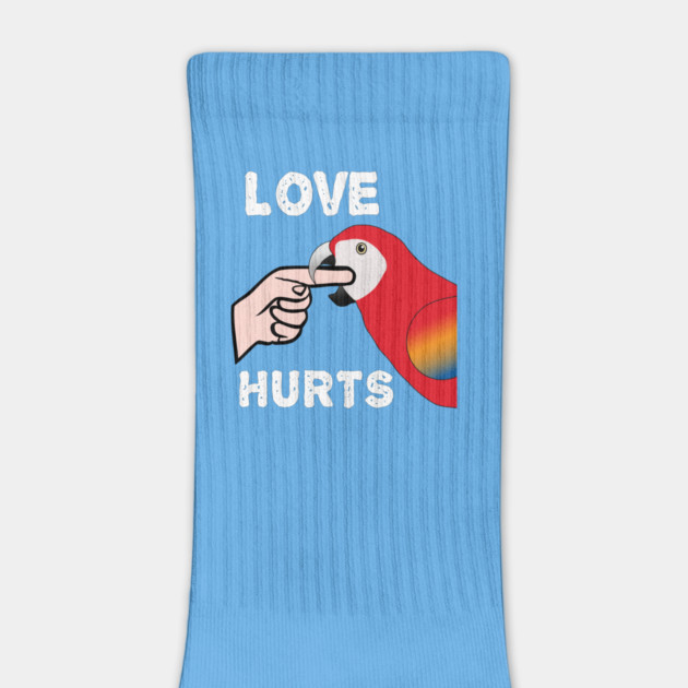 Love Hurts Scarlet Macaw Parrot Biting by Einstein Parrot