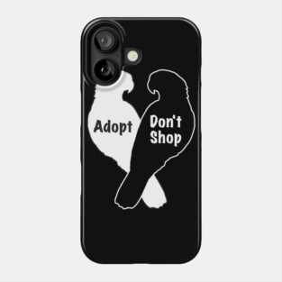 Parrot Rescue Adoption Don't Shop Phone Case