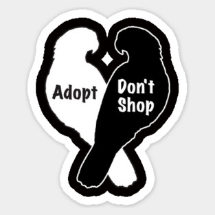 Parrot Rescue Adoption Don't Shop Magnet