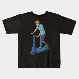 Electric Scooter - Scooter Kids T-Shirt