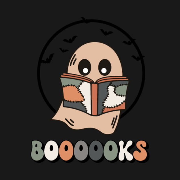 Booooks Halloween Ghost Boo Book Reader Librarian Costume by The WYLD Tribe