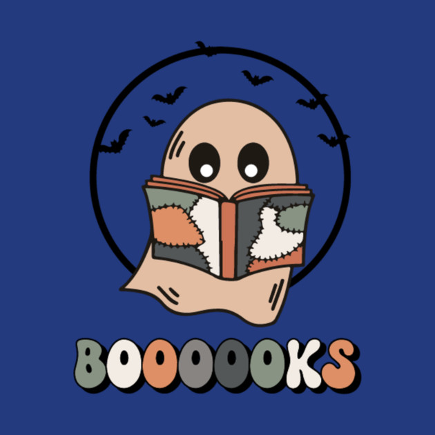 Booooks Halloween Ghost Boo Book Reader Librarian Costume by The WYLD Tribe