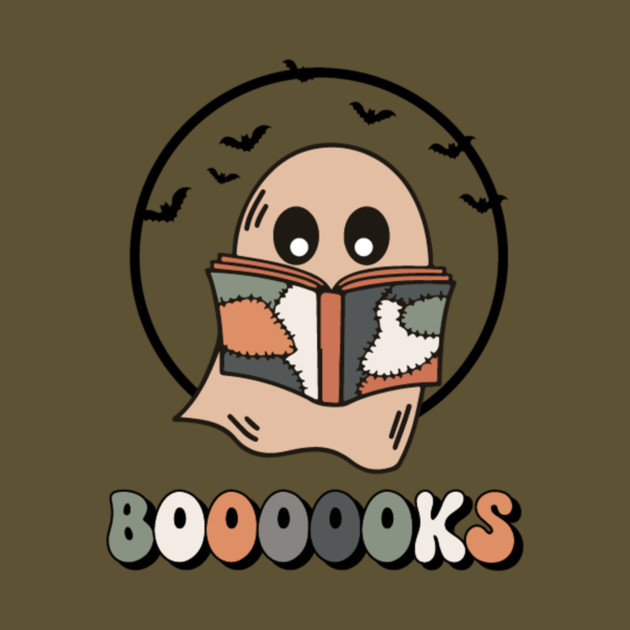 Booooks Halloween Ghost Boo Book Reader Librarian Costume by The WYLD Tribe