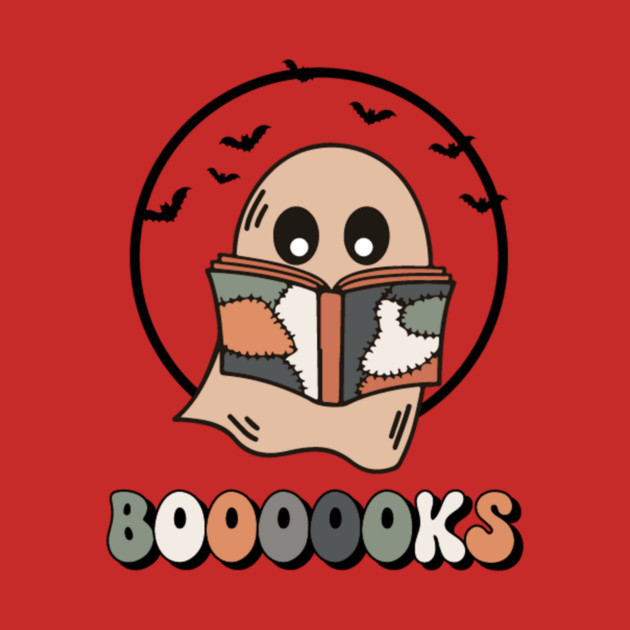 Booooks Halloween Ghost Boo Book Reader Librarian Costume by The WYLD Tribe