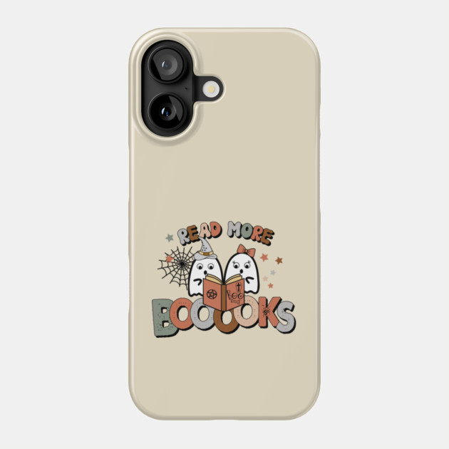 Read More Booooks Ghost Boo Halloween Phone Case by The WYLD Tribe
