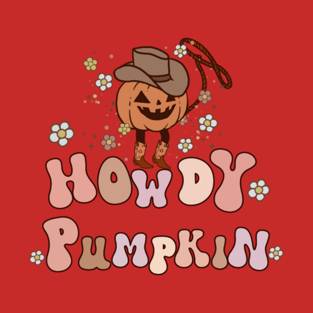 Halloween Howdy Pumpkin Cowboy Cowgirl by The WYLD Tribe