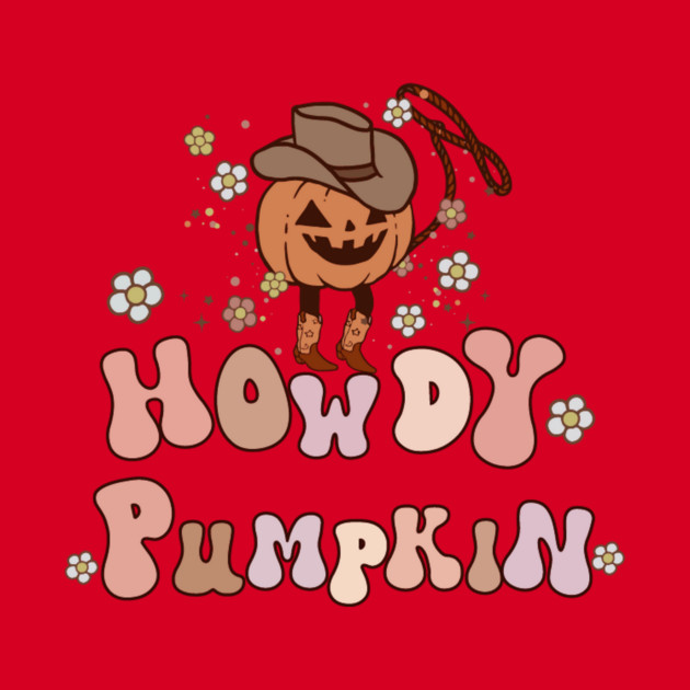 Halloween Howdy Pumpkin Cowboy Cowgirl by The WYLD Tribe