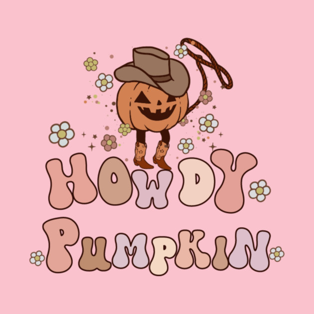 Halloween Howdy Pumpkin Cowboy Cowgirl by The WYLD Tribe