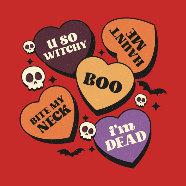 Boo Halloween Witchy Haunted Hearts by The WYLD Tribe