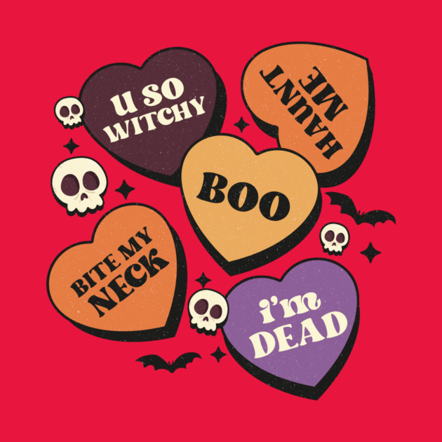 Boo Halloween Witchy Haunted Hearts by The WYLD Tribe