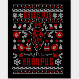 Krampus / Ugly Sweater Posters and Art