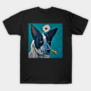 Blue Heeler Dog Bandit T-Shirt