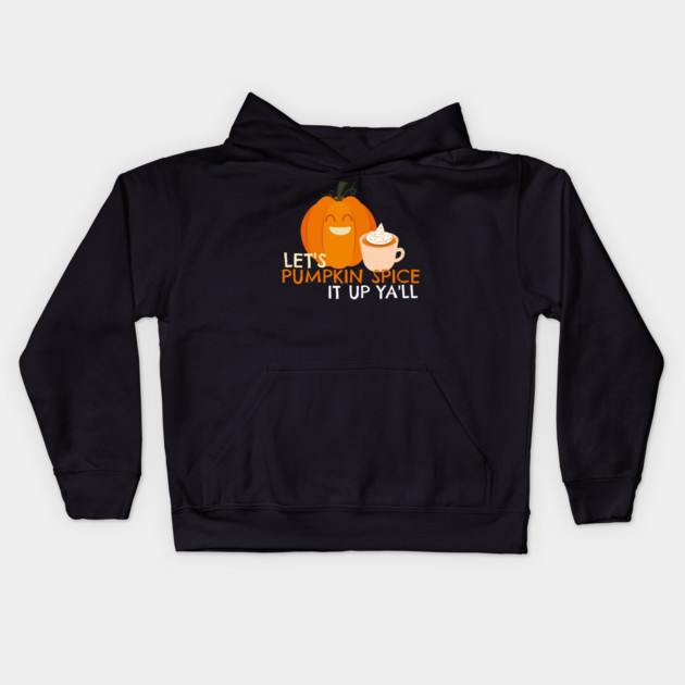 Pumpkin Spice it Up Kids Hoodie by MCALTees