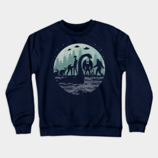 Cryptid Creatures Crewneck Sweatshirt