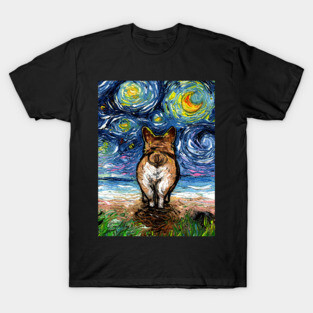 Beach Nights - Corgi T-Shirt