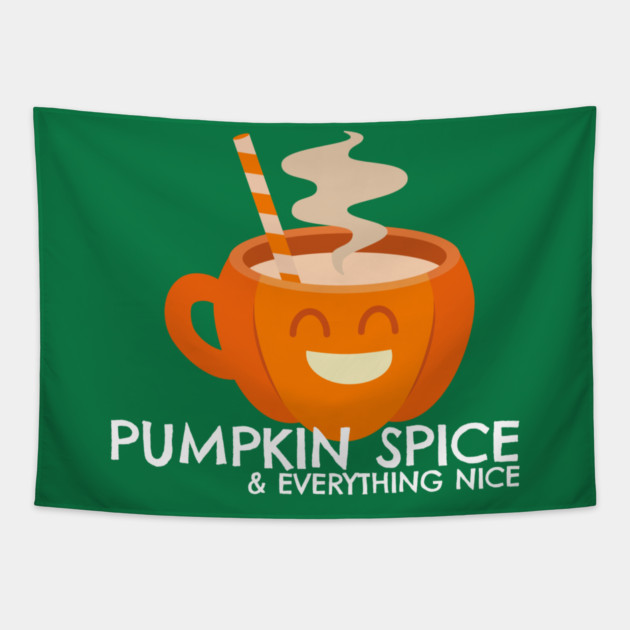 Pumpkin Spice & Everything Nice Tapestry by MCALTees