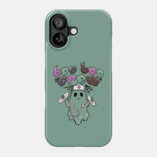 Boo Boo Crew Halloween Nurse Ghost Costume Phone Case