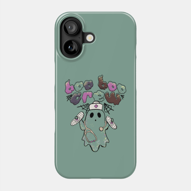 Boo Boo Crew Halloween Nurse Ghost Costume Phone Case by The WYLD Tribe