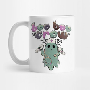 Boo Boo Crew Halloween Nurse Ghost Costume Mug