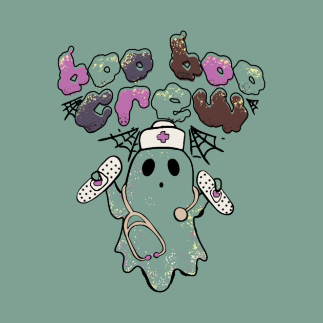 Boo Boo Crew Halloween Nurse Ghost Costume by The WYLD Tribe