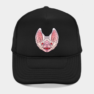 Albino vampire bat face Hat